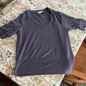 Soft as butter v neck sweatshirt tee